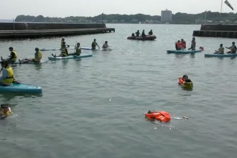 浜名湖海洋少年団夏季合宿　安全監視